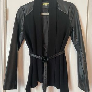 Gianni bini Women Faux Leather Jacket Size S